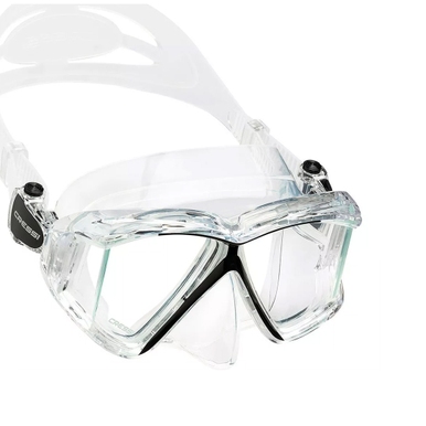 MASCARA PANO 4 CRESSI COBALT/TRANSPARENTE