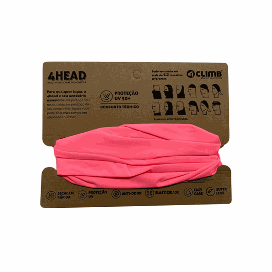 BANDANA 4HEAD DRY TECH 4CLIMB SALMÃO ESTAMPADO