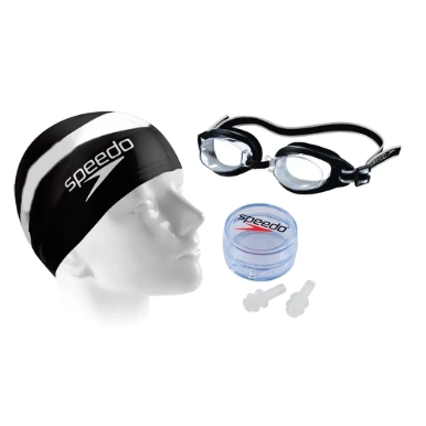 KIT SWIM SLC SPEEDO PRETO