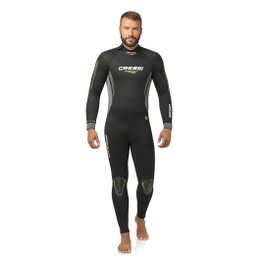MACACÃO MASCULINO DE NEOPRENE 5MM FAST MAN CRESSI AMARELO