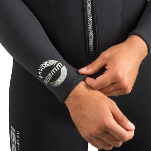 MACACÃO MASCULINO BAHIA FLEX 2.5MM CRESSI PRETO/CINZA