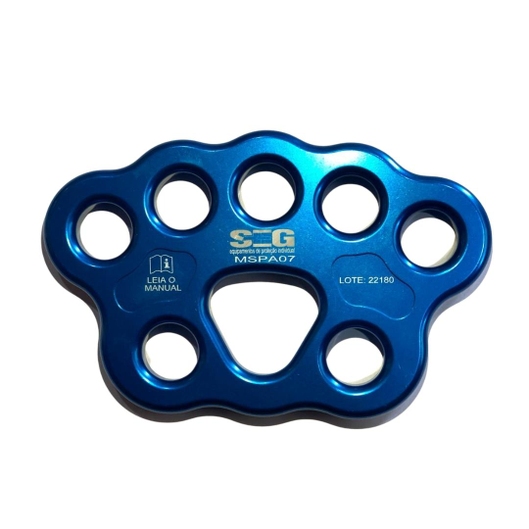 PLACA DE ANCORAGEM 7 FUROS MAIS SEG 