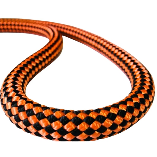 CORDA SEMI ESTATICA 11MM HARPIA PAMPA (O METRO) LARANJA/PRETO