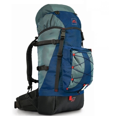 MOCHILA CRAMPON 60 TRILHAS E RUMOS AZUL/CINZA