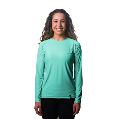 CAMISA DRY COOL HOODIE FEMININA CONQUISTA AZUL TIFFANY