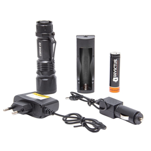 LANTERNA CORVUS U2 RECARREGÁVEL INVICTUS