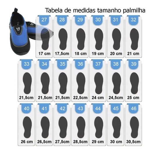 SAPATILHA ACQUA SHOE  WINDER FUN DIVE AZUL/PRETO