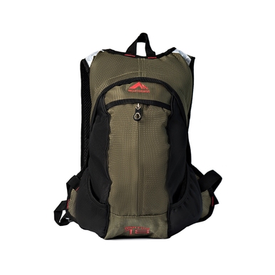 MOCHILA ANATOM 18L TRILHAS E RUMOS PRETO C/ VERDE PONTILHADO