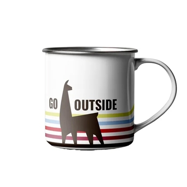 CANECA AÇO ESMALTADA HAWAPI MULTICOLOR