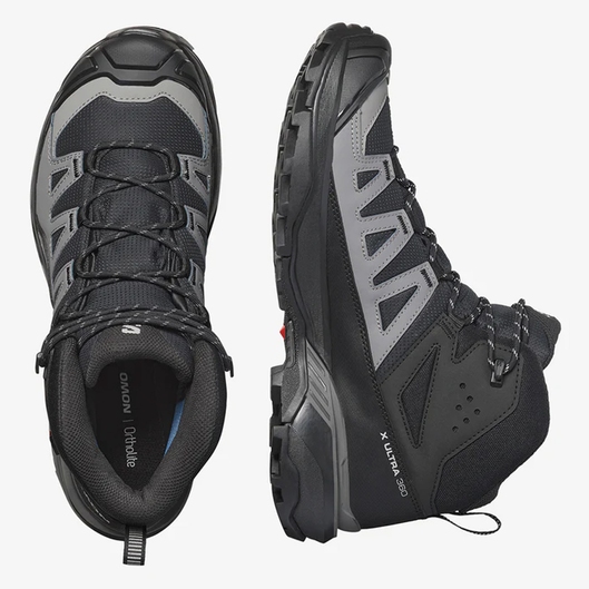 BOTA X ULTRA 360 MIG GTX FEMININO SALOMON PRETO/CINZA
