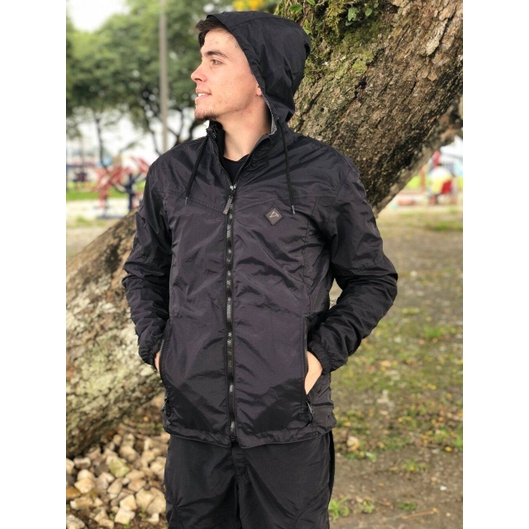 JAQUETA SILENCE TRICLIMATE MASCULINA CONQUISTA PRETO