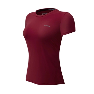 BLUSA DRY TECH FEMININA MANGA CURTA 4CLIMB VERMELHO ESCURO