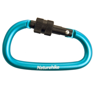 MINI MOSQUETÃO CHAVEIRO SCREW 8CM NATUREHIKE AZUL