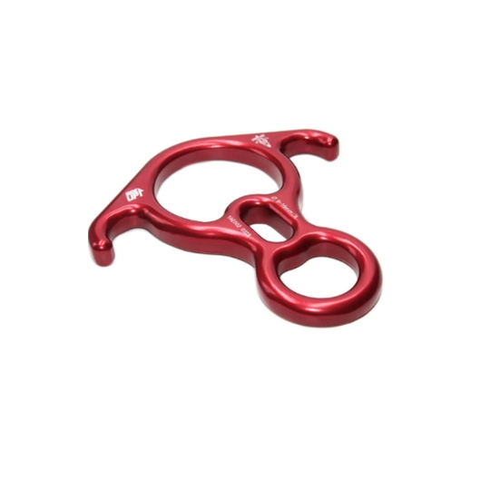 FREIO 8 ALUMINIO C/ ORELHA 40KN SIDEUP VERMELHO