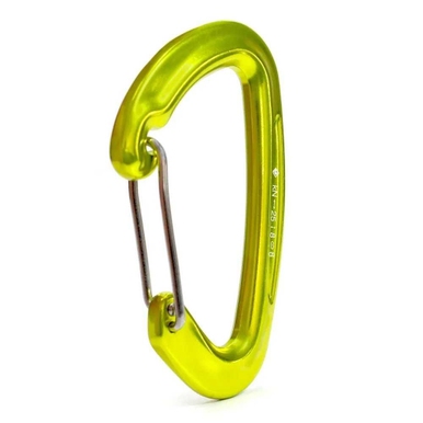 MOSQUETÃO ALUMINIO RETO 25KN USCLIMB AMARELO NEON