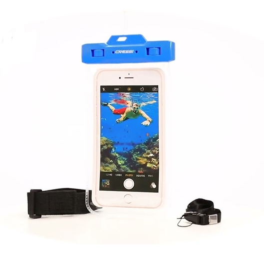 BOLSA ESTANQUE PORTA CELULAR CRESSI AZUL
