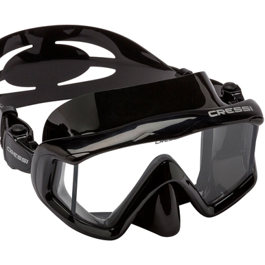 MASCARA PANO 3 CRESSI PRETO/PRETO