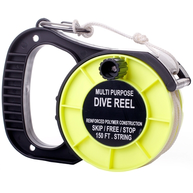 CARRETILHA DE PLÁSTICO FUN 45M CETUS AMARELO