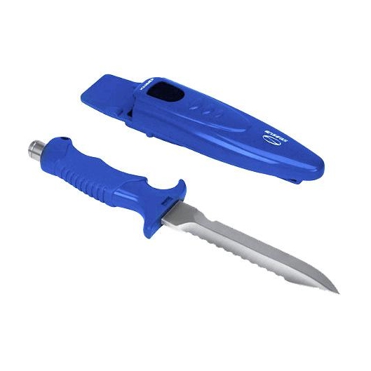 FACA HAMMER COM PONTA SEA SUB AZUL