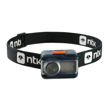 LANTERNA DE CABEÇA DUAL 400 LUMENS C/ CARREGAMENTO HÍBRIDO NAUTIKA 