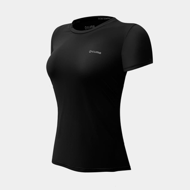 BLUSA DRY TECH FEMININA MANGA CURTA 4CLIMB PRETO