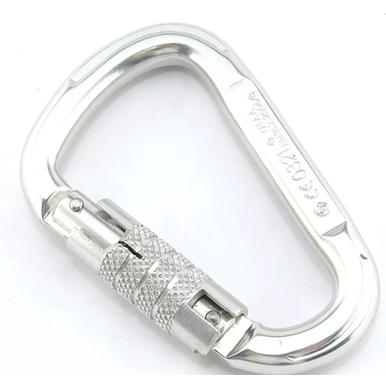 MOSQUETÃO TRIPLA TRAVA ALUMINIO AUTOMATICO S-2081T BIG COMPRA