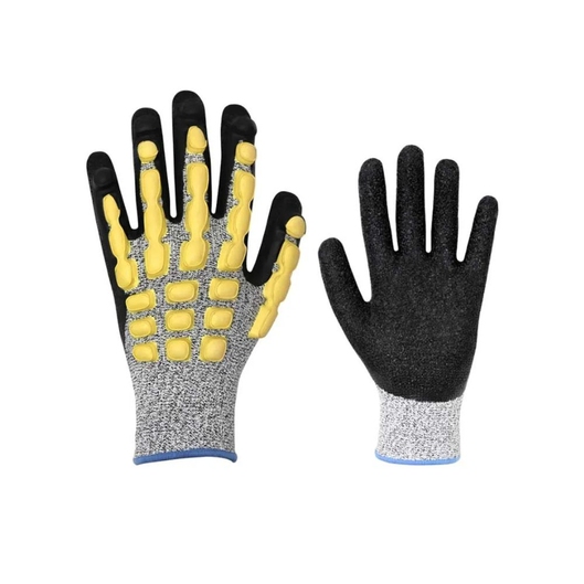 LUVA IMPACTO CUT CA 38654 VOLK CINZA/AMARELO