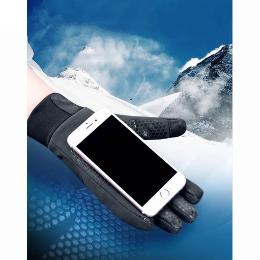 LUVA WINDPROOF TOUCH SCREEN INSULATION NATUREHIKE PRETO
