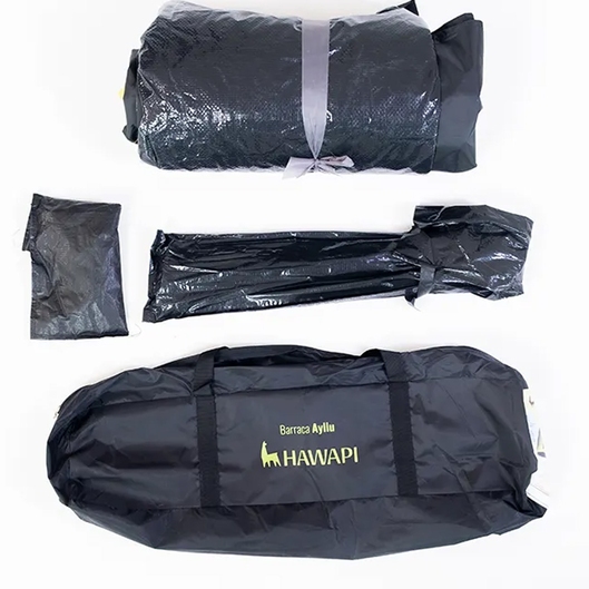 BARRACA P/ 4 AYLLU HAWAPI VERDE LIMÃO