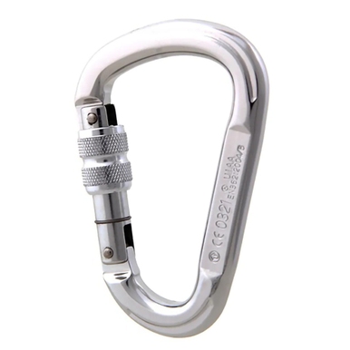 MOSQUETÃO ALUMINIO HMS C/ ROSCA BIG COMPRA