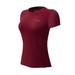 BLUSA DRY TECH FEMININA MANGA CURTA 4CLIMB VERMELHO ESCURO