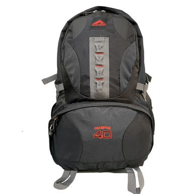 MOCHILA CRAMPON 40 TRILHAS E RUMOS PRETO/PONTILHADO