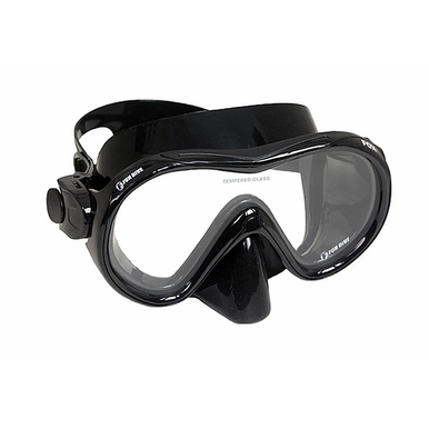 MÁSCARA FOX FUN DIVE PRETO/PRETO