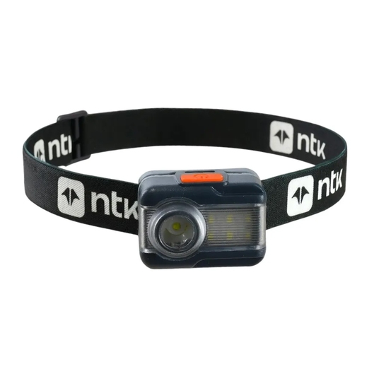 LANTERNA DE CABEÇA DUAL 400 LUMENS C/ CARREGAMENTO HIBRIDO NAUTIKA 