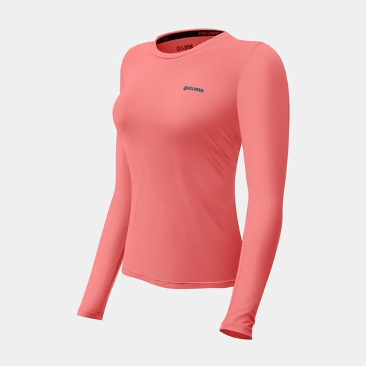 BLUSA  DRY TECH FEMININA MANGA LONGA 4CLIMB SALMÃO