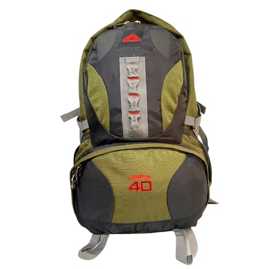 MOCHILA CRAMPON 40 TRILHAS E RUMOS VERDE/PRETO PONTILHADO