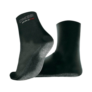 MEIA DE NEOPRENE PALMA LT 3MM CRESSI PRETO