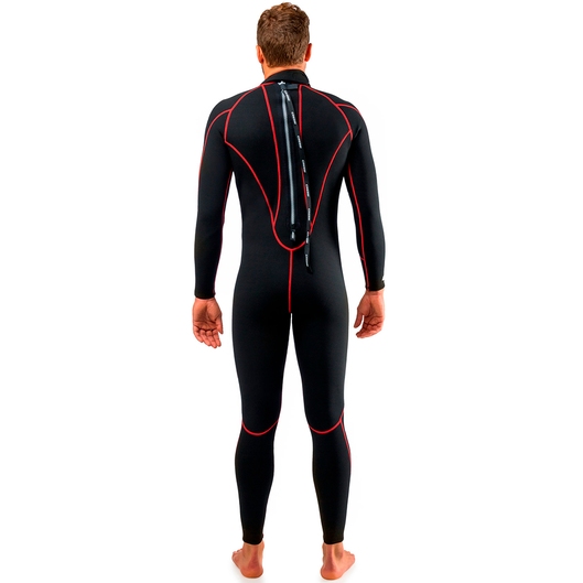 MACACÃO MAYA 2.5MM LONGO MASCULINO CRESSI PRETO/VERMELHO