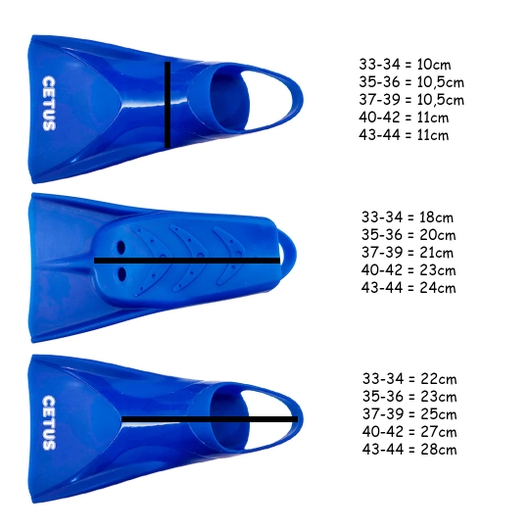 NADADEIRA MARLIN CETUS AZUL