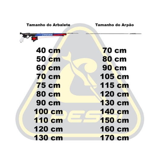 ARBALETE COMANCHE PRO DUE CRESSI  AZUL