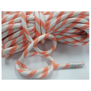 CORDA SEMI ESTÁTICA P48F 11MM TIPO A (O METRO) PLASMÓDIA BRANCO/LARANJA